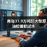 青岛31.9万吨超大型原油船首航试水