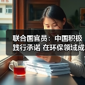 联合国官员:中国积极践行承诺 在环保领域成就显著(图1) 联合国官员:中国积极践行承诺 在环保领域成就显著(图1)