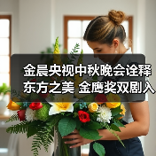 金晨央视中秋晚会诠释东方之美 金鹰奖双剧入围引期待（图2）
