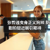 张哲通变身正义狗熊 新剧拍摄进展引期待