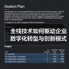 全栈技术如何驱动企业数字化转型与创新模式?(图2) 全栈技术如何驱动企业数字化转型与创新模式?(图2)