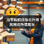 海军舰船现身北外滩 市民围观热情高涨（图3）