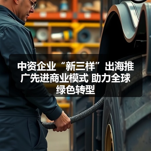 中资企业“新三样”出海推广先进商业模式 助力全球绿色转型