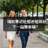 婚姻登记处搬进地铁站，下一站是幸福？（图4）