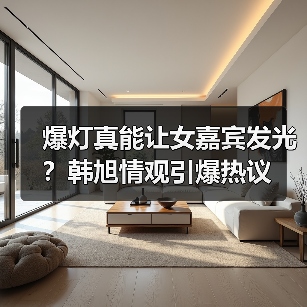 爆灯真能让女嘉宾发光？韩旭情观引爆热议（图3）