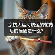 京杭大运河航运繁忙背后的原因是什么？