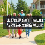 山野红绿交响：映山红与翠绿茶垄的自然之趣（图4）