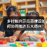 乡村振兴示范县建设如何协同推进五大振兴？