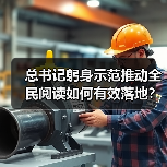 总书记躬身示范推动全民阅读如何有效落地？