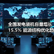 全国发电装机容量增长15.5% 能源结构优化趋势明显（图4）