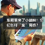 车厢里来了小猫咪！它们怎样“坐”高铁？（图3）
