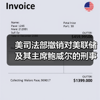 美司法部撤销对美联储及其主席鲍威尔的刑事调查