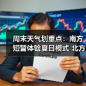 周末天气划重点：南方短暂体验夏日模式 北方大风频繁气温多波动（图4）