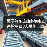 男子驾车连撞多辆电动两轮车致3人受伤，原因引关注（图2）