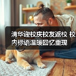 清华迎校庆校友返校 校内标语温暖回忆重现（图4）