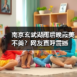 南京玄武湖雨后晚霞美不美？网友直呼震撼