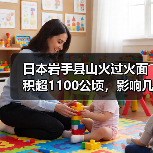 日本岩手县山火过火面积超1100公顷，影响几何？