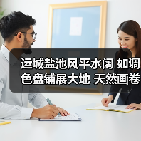 运城盐池风平水阔 如调色盘铺展大地 天然画卷令人惊叹（图4）
