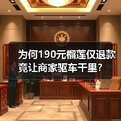 为何190元榴莲仅退款竟让商家驱车千里?(图4) 为何190元榴莲仅退款竟让商家驱车千里?(图4)