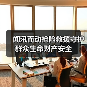 闻汛而动抢险救援守护群众生命财产安全