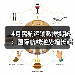 4月民航运输数据揭秘:国际航线逆势增长超5%(图2) 4月民航运输数据揭秘:国际航线逆势增长超5%(图2)