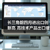 长三角前四月进出口创新高 高技术产品出口增长23.5%（图2）