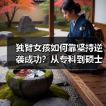 独臂女孩如何靠坚持逆袭成功?从专科到硕士的励志之路(图3) 独臂女孩如何靠坚持逆袭成功?从专科到硕士的励志之路(图3)