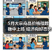 5月大宗商品价格指数稳中上扬 经济向好态势凸显