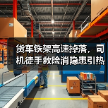 货车铁架高速掉落,司机徒手救险消隐患引热议(图2) 货车铁架高速掉落,司机徒手救险消隐患引热议(图2)