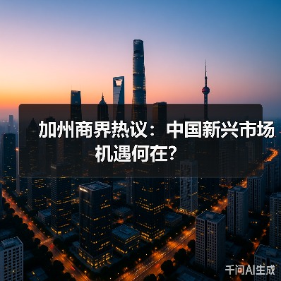 加州商界热议:中国新兴市场机遇何在?(图4) 加州商界热议:中国新兴市场机遇何在?(图4)
