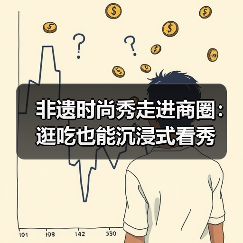 非遗时尚秀走进商圈:逛吃也能沉浸式看秀(图3) 非遗时尚秀走进商圈:逛吃也能沉浸式看秀(图3)