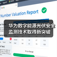 华为数字能源光伏安全监测技术取得新突破(图1) 华为数字能源光伏安全监测技术取得新突破(图1)