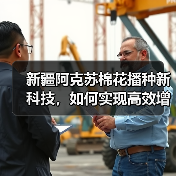 新疆阿克苏棉花播种新科技,如何实现高效增收?(图3) 新疆阿克苏棉花播种新科技,如何实现高效增收?(图3)