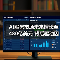 AI服务市场未来增长至480亿美元 背后驱动因素有哪些?(图2) AI服务市场未来增长至480亿美元 背后驱动因素有哪些?(图2)