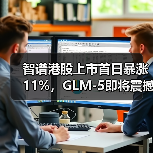 智谱港股上市首日暴涨11%,GLM-5即将震撼发布(图2) 智谱港股上市首日暴涨11%,GLM-5即将震撼发布(图2)