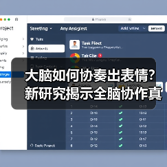 大脑如何协奏出表情?新研究揭示全脑协作真相(图1) 大脑如何协奏出表情?新研究揭示全脑协作真相(图1)