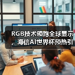 RGB技术领跑全球显示,海信AI世界杯预热引爆CES(图1) RGB技术领跑全球显示,海信AI世界杯预热引爆CES(图1)