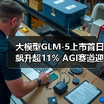 大模型GLM-5上市首日飙升超11% AGI赛道迎来新军(图1) 大模型GLM-5上市首日飙升超11% AGI赛道迎来新军(图1)