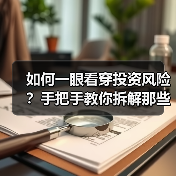 如何一眼看穿投资风险？手把手教你拆解那些藏在数字背后的秘密