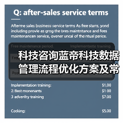 科技咨询蓝帝科技数据管理流程优化方案及常见问题解决(图4) 科技咨询蓝帝科技数据管理流程优化方案及常见问题解决(图4)