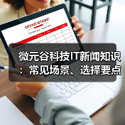 微元谷科技IT新闻知识：常见场景、选择要点与注意事项