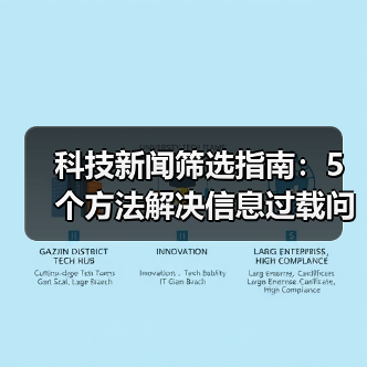 科技新闻筛选指南:5个方法解决信息过载问题(图3) 科技新闻筛选指南:5个方法解决信息过载问题(图3)