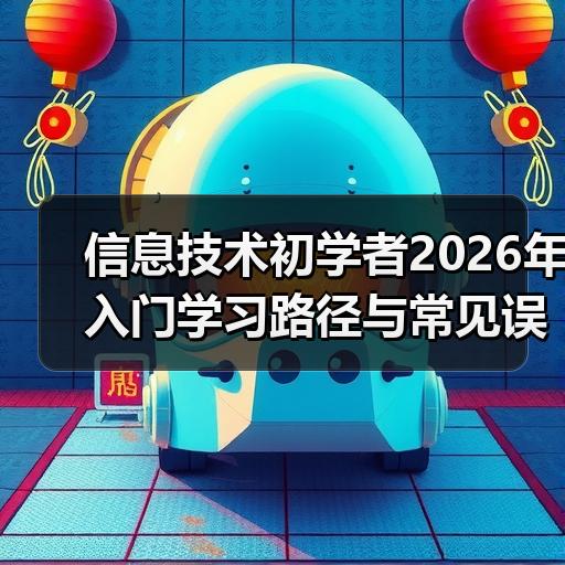 信息技术初学者2026年入门学习路径与常见误区解析