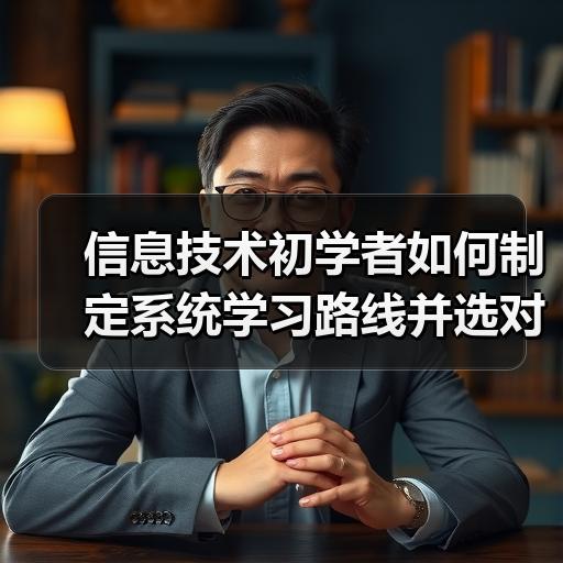 信息技术初学者如何制定系统学习路线并选对入门方向