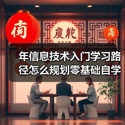 年信息技术入门学习路径怎么规划零基础自学指南