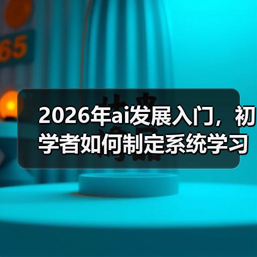 2026年ai发展入门，初学者如何制定系统学习路线