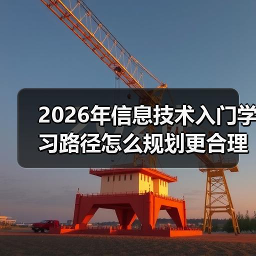 2026年信息技术入门学习路径怎么规划更合理
